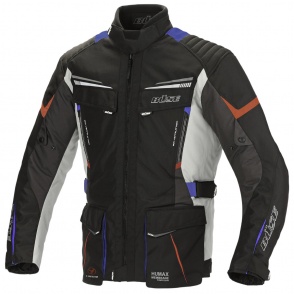 BUSE Kurtka motocyklowa Lago Pro szaro/niebie/czer