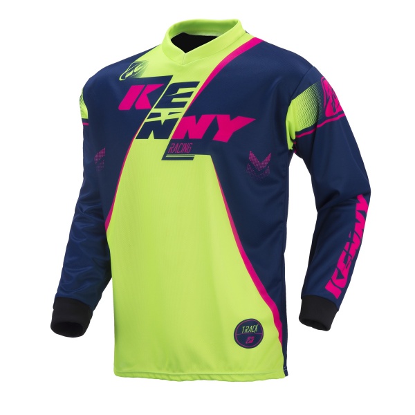 KENNY KOSZULKA TRACK NAVY/LIME/PINK
