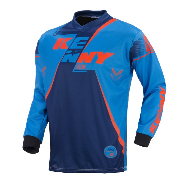 KENNY KOSZULKA TRACK NAVY/CYAN/ORANGE