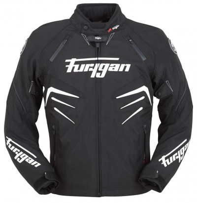 FURYGAN KURTKA MOTOCYKLOWA TEKSTYLNA SKULL WHITE