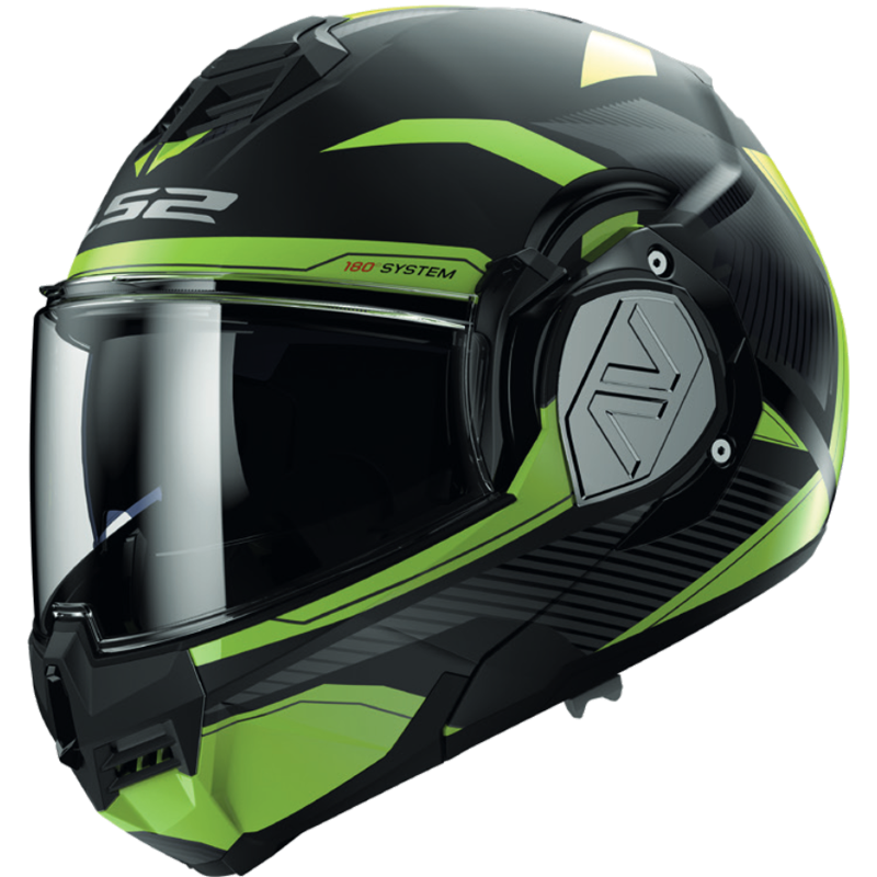 LS2 KASK MODUŁOWY FF906 ADVANT REVO BLACK H-V YEL
