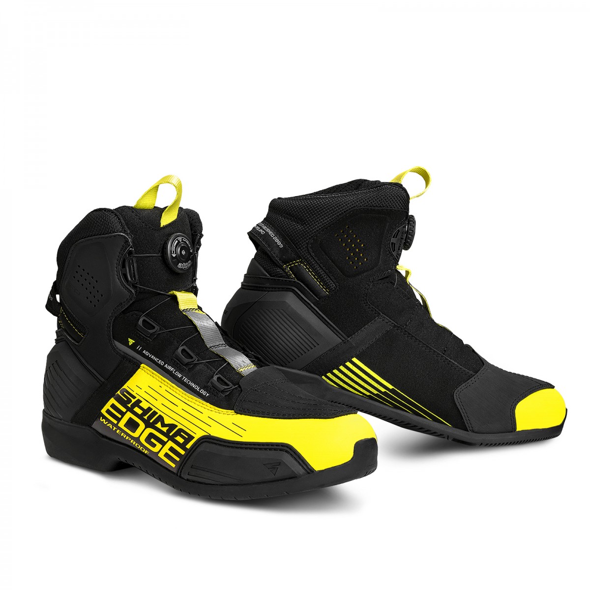 SHIMA BUTY MOTOCYKLOWE EDGE WP MEN FLUO
