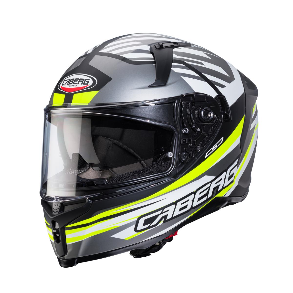 CABERG KASK INTEGRALNY AVALON X KIRA CZ/ŻÓŁ FLUO/C
