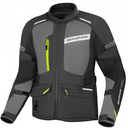 SHIMA KURTKA MOTOCYKLOWA ALPHA MEN JKT FLUO