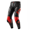 REBELHORN SPODNIE SKÓRZANE INFERNO BLACK/FLUO RED