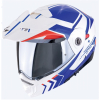 SCORPION KASK SZCZĘKOWY ADX-2 LEWIS WHITE-BLUE-RED