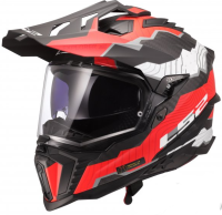 LS2 KASK ADVENTURE MX701 EXPLORER C TRICK M.WH RED