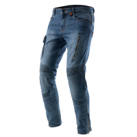 REBELHORN SPODNIE JEANS VANDAL MONOLAYER WASHED BL