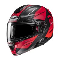 HJC KASK SYSTEMOWY RPHA91 BLAT RED/BLACK