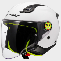 LS2 KASK OTWARTY JUNIOR OF622 FUNNY II SOLID WHITE