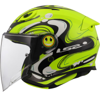 LS2 KASK OTWARTY JUNIOR OF622 FUNNY II GLUP YELLOW