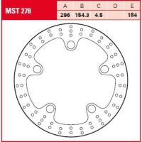 TRW Tarcza hamulcowa MST278 HONDA CB 1100 EX ABS