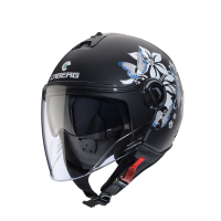 CABERG KASK JET BLENDA RIVIERA V4X MIA CZ MAT/BI/S