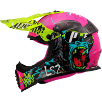 LS2 KASK OFF-ROAD MX437 FAST II MINI GORILLA PURPL