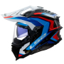 LS2 KASK ADVENTURE MX701 EXPLORER C FRON II WH.BL.