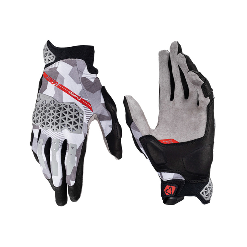 RĘKAWICE MOTOCYKLOWE LEATT ADV X-FLOW 7.5 SHORT STEEL