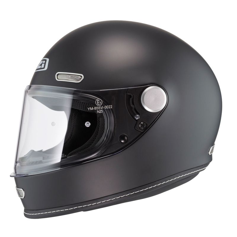 KASK MOTOCYKLOWY NZI REVIVAL MATT BLACK