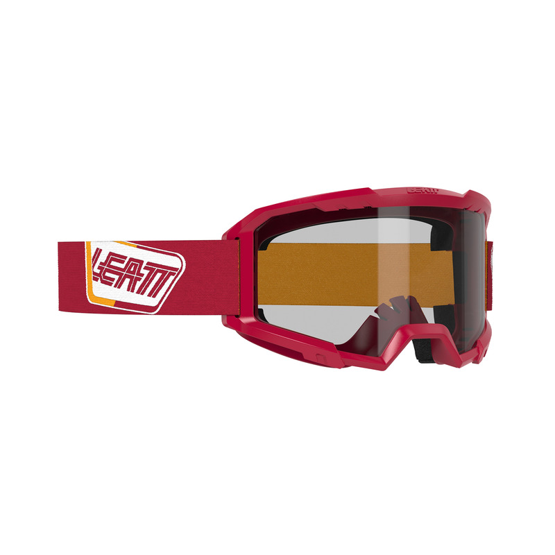 GOGLE LEATT VIZION 2.5 90 VLT RUBY RED CLEAR