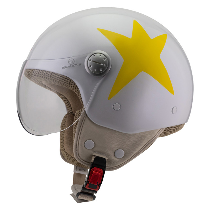 KASK MOTOCYKLOWY NZI PASARELA CONSTELACIÓN AMARILLA