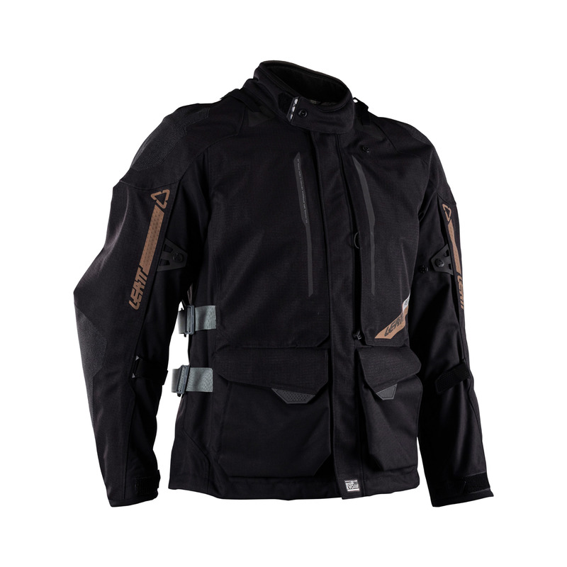 KURTKA MOTOCYKLOWA TEKSTYLNA LEATT ADV DRITOUR 5.5 STEALTH BLACK GREY