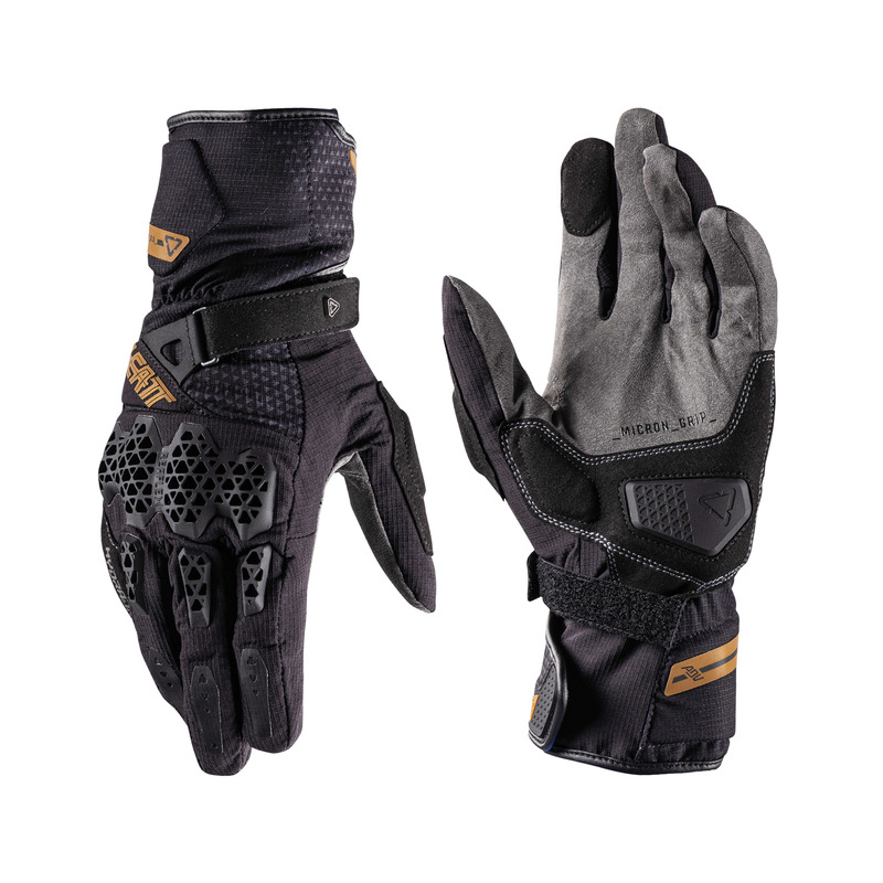 RĘKAWICE MOTOCYKLOWE LEATT ADV HYDRADRI 6.5 STEALTH BLACK GREY