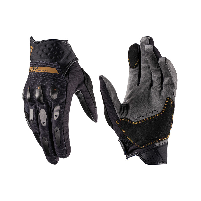 RĘKAWICE MOTOCYKLOWE LEATT ADV SUBZERO 5.5 SHORT STEALTH BLACK GREY