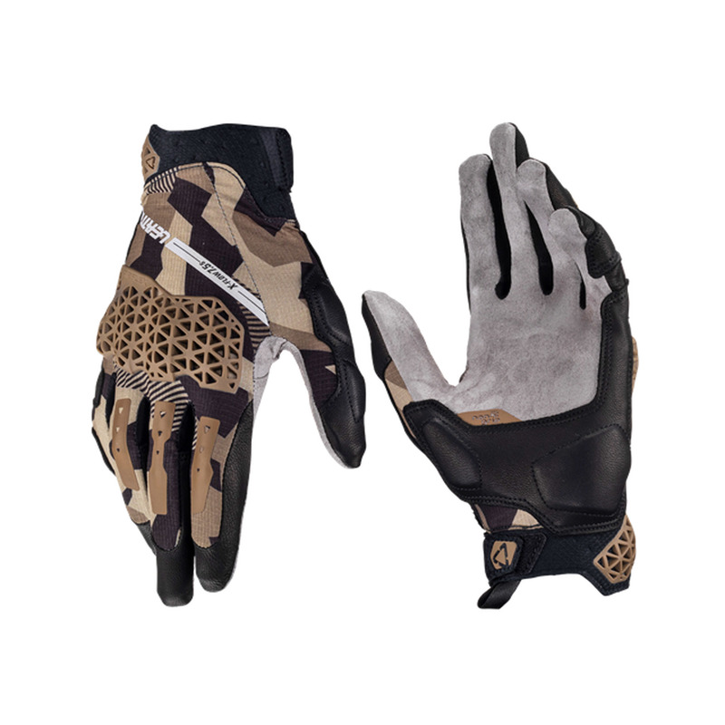 RĘKAWICE MOTOCYKLOWE LEATT ADV X-FLOW 7.5 SHORT DESERT