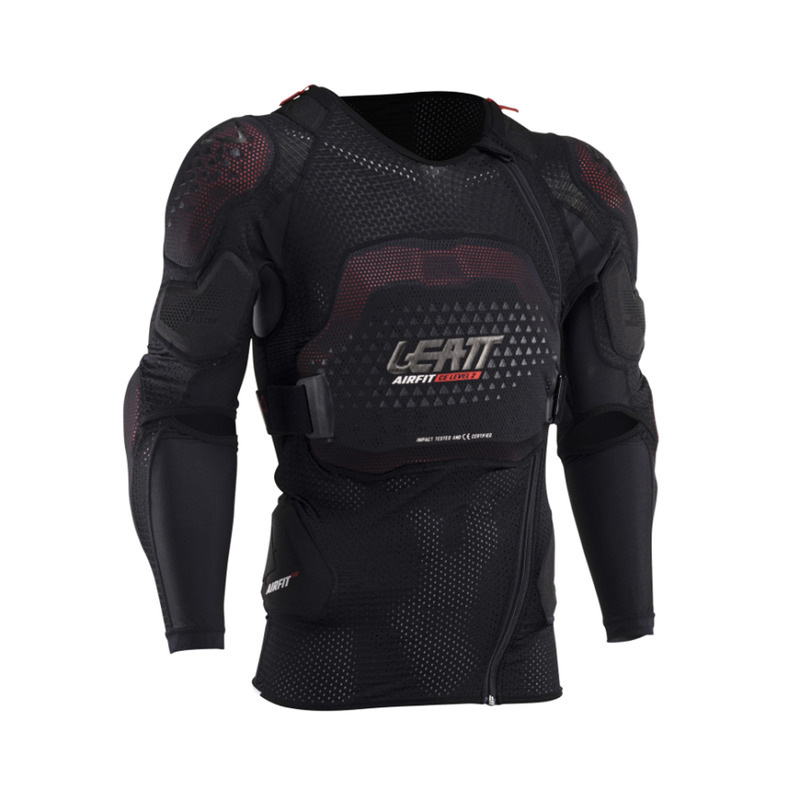 KOSZULKA Z OCHRANIACZAMI LEATT 3DF AIRFIT EVO BLACK (160-172CM)