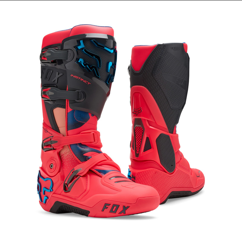BUTY MOTOCYKLOWE FOX INSTINCT VISION LE NEON PINK