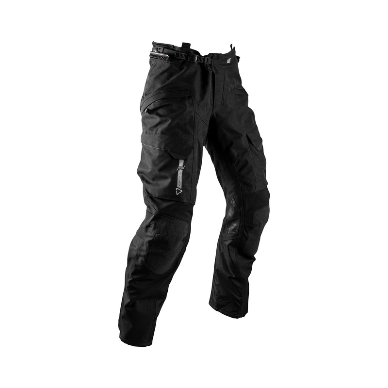 SPODNIE MOTOCYKLOWE TEKSTYLNE LEATT ADV DRITOUR 5.5 STEALTH BLACK GREY