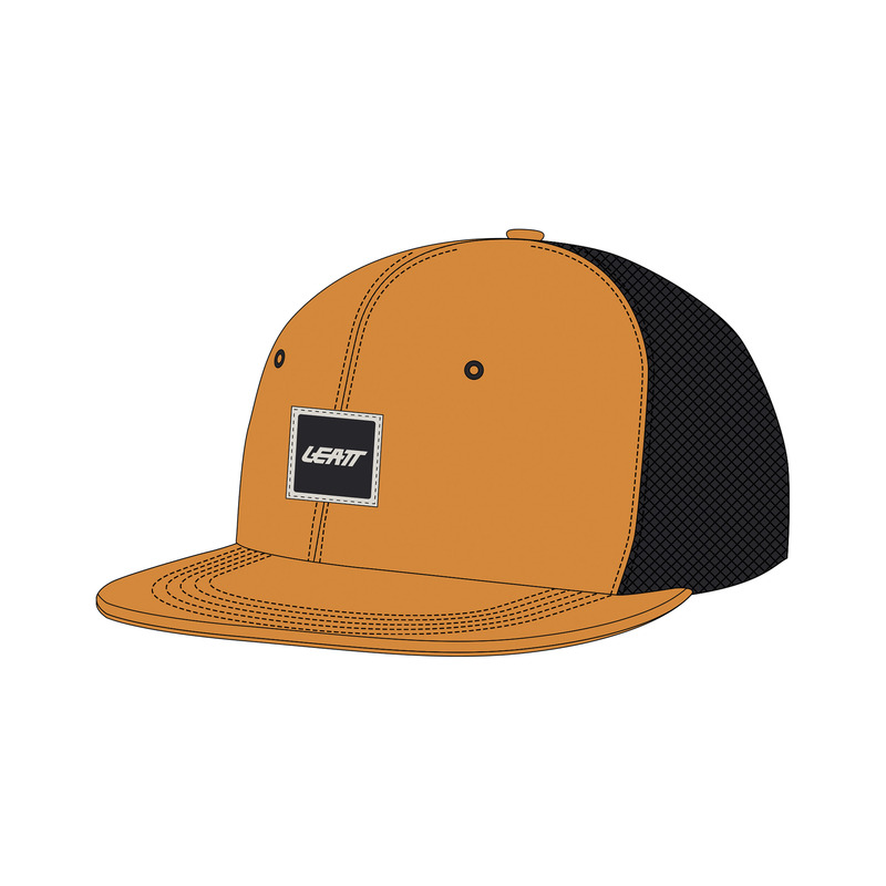 CZAPKA Z DASZKIEM LEATT TRUCKER TECH RUSTY ORANGE