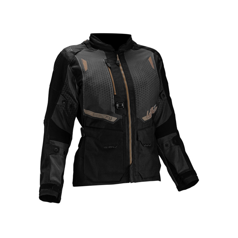 KURTKA MOTOCYKLOWA TEKSTYLNA DAMSKA LEATT ADV FLOWTOUR 5.5 STEALTH