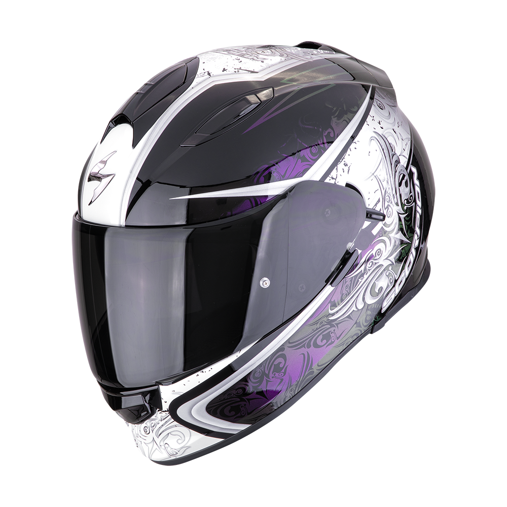 SCORPION KASK EXO-491 RUN WHITE-BLACK M