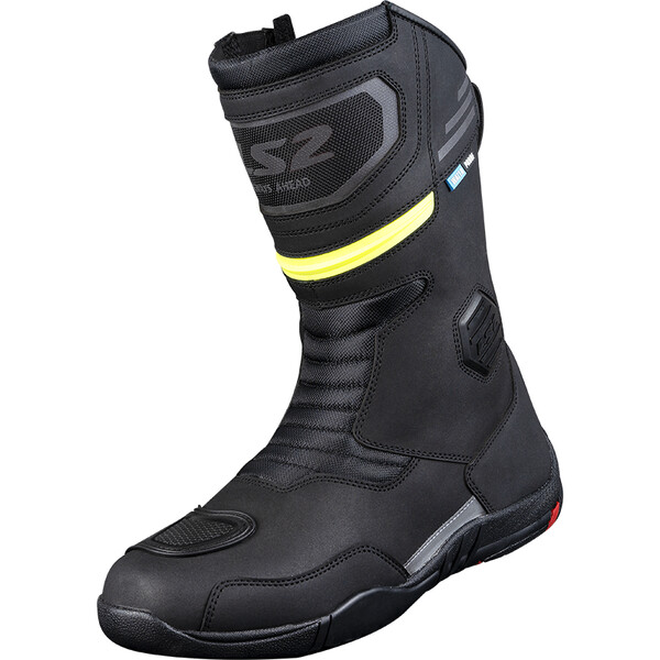 BUTY LS2 GOBY MAN WP BLACK H-V YELLOW